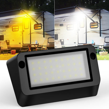 Dual Color Waterproof RV LED Porch Light