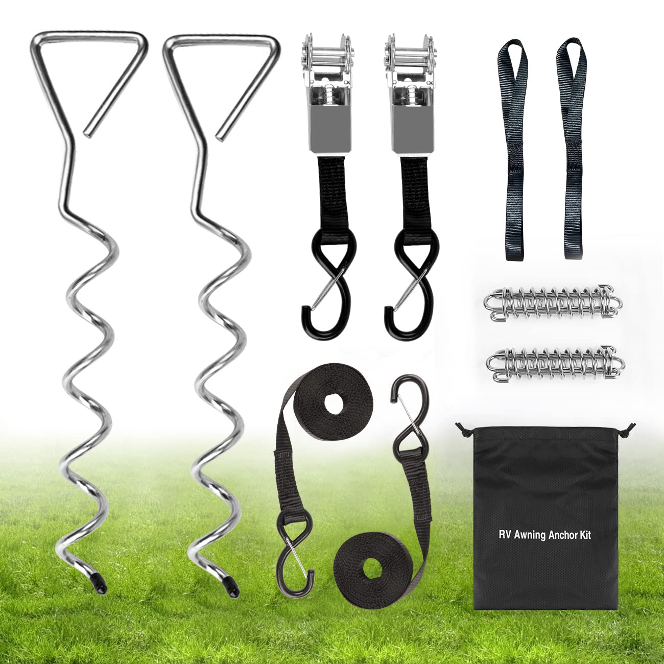 Heavy Duty RV Awning Anchor Kit